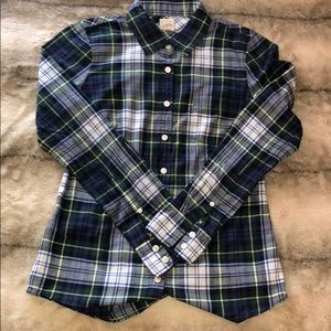 J Crew Plaid shirt